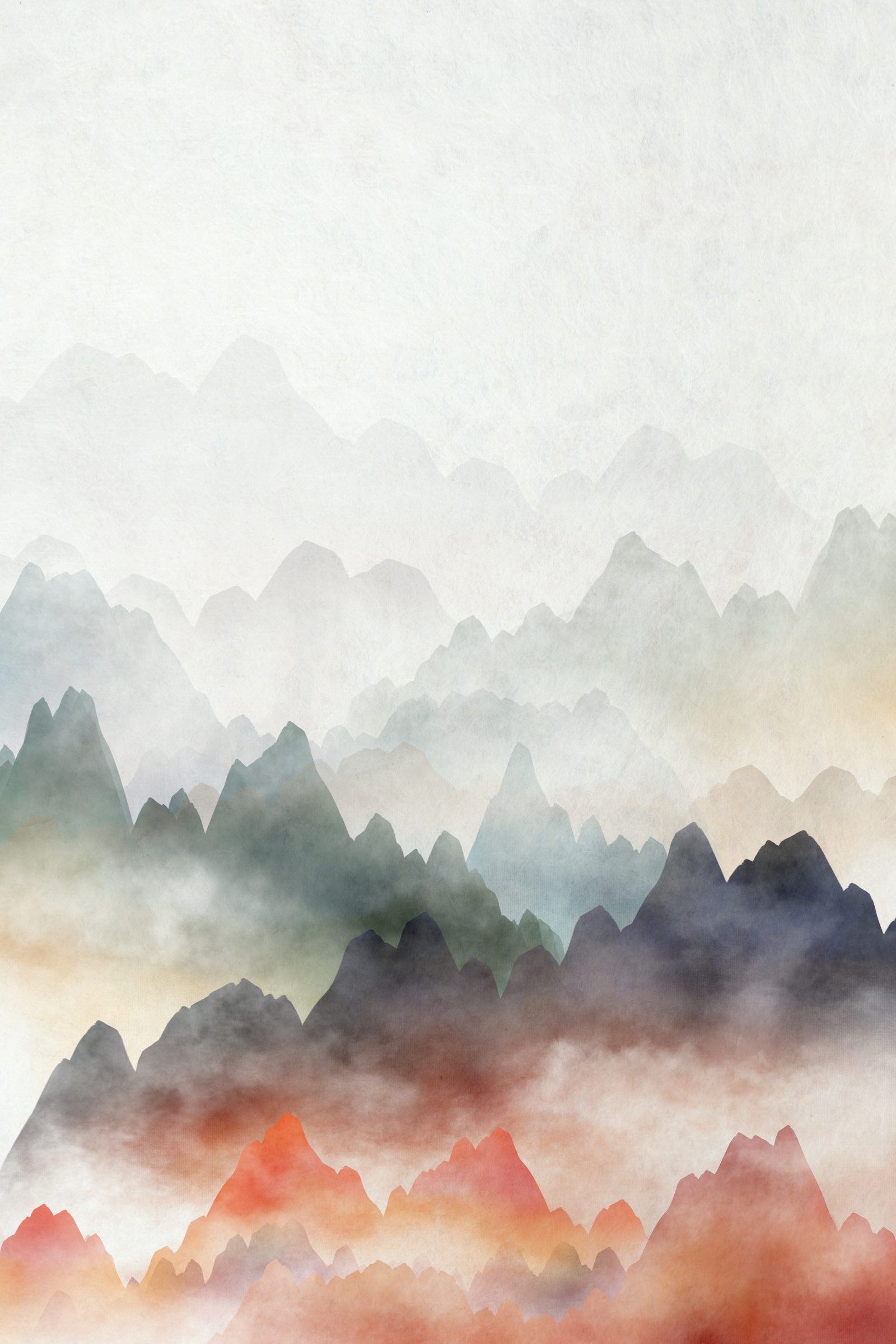 Chinese landscape Painting Background